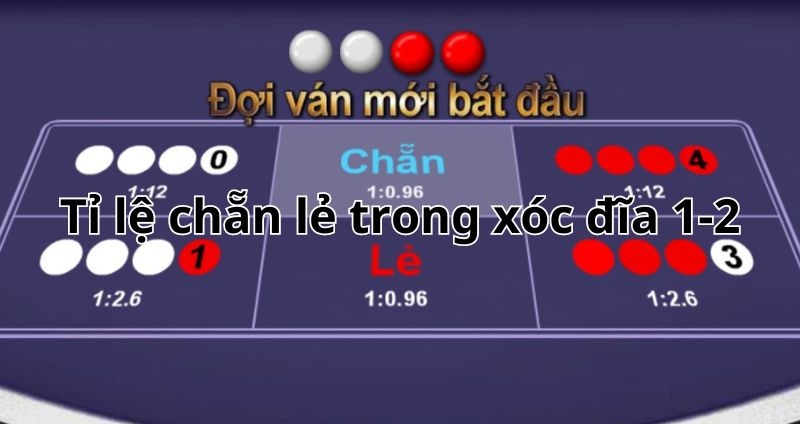 Xác suất để rơi vào kết quả chẵn hoặc lẻ gần như ngang nhau